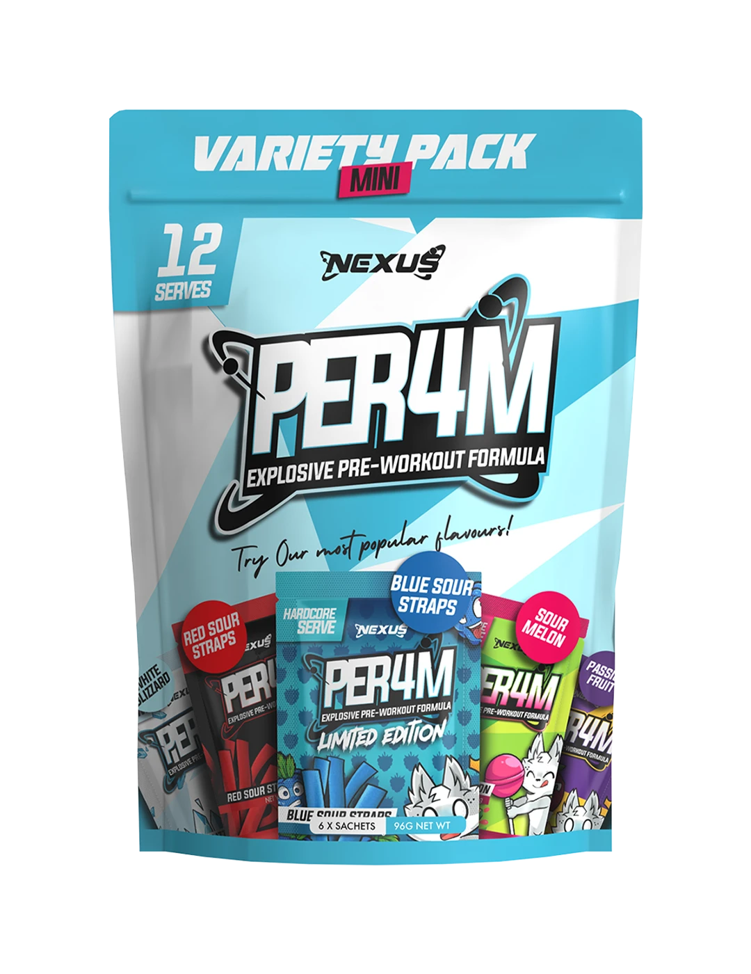 Nexus PER4M Pre-Workout Variety Pack