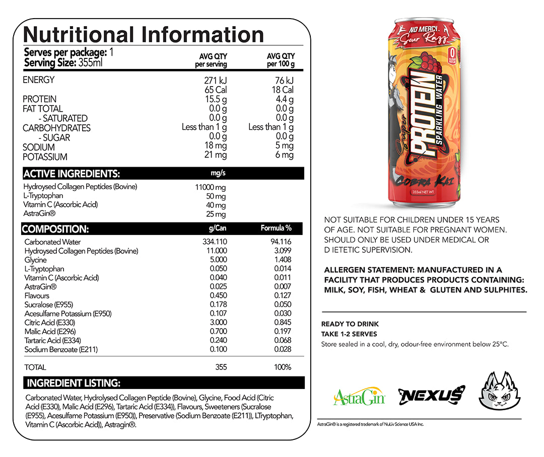 Nexus Super Protein Water RTD