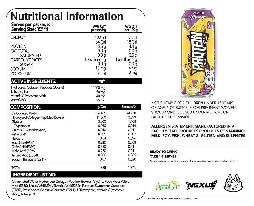 Nexus Super Protein Water RTD