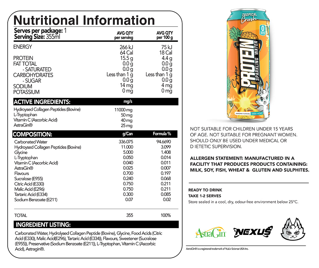 Nexus Super Protein Water RTD