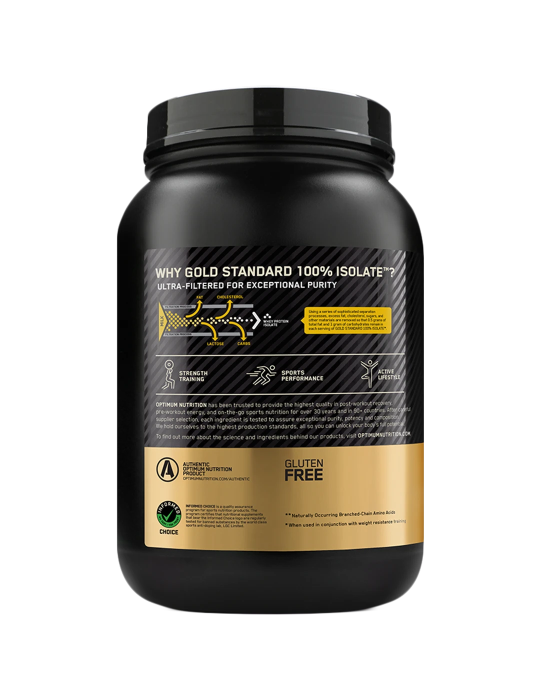 ON GS Isolate 24srv Angle2 Chocolate | ASN