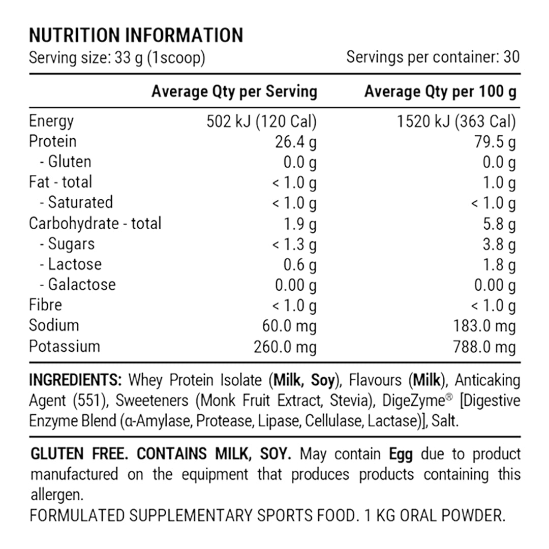 Pillar Performance Whey Protein Isolate