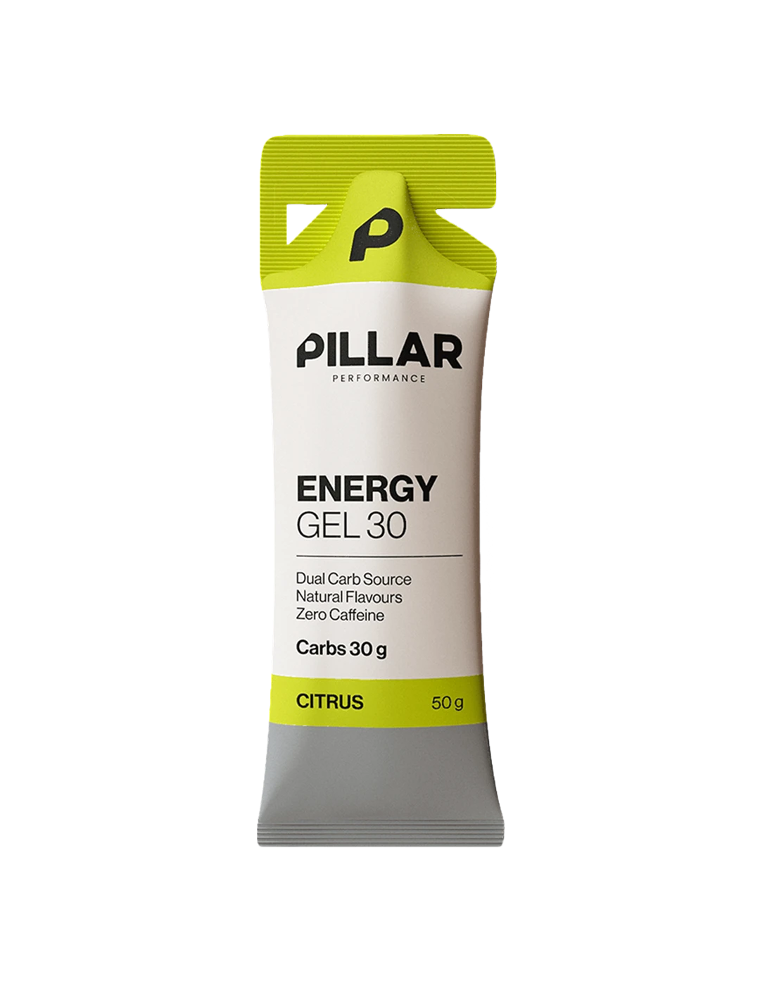 Pillar Performance Energy Gel 30 Citrus 50g Front – Pillar Performance | ASN