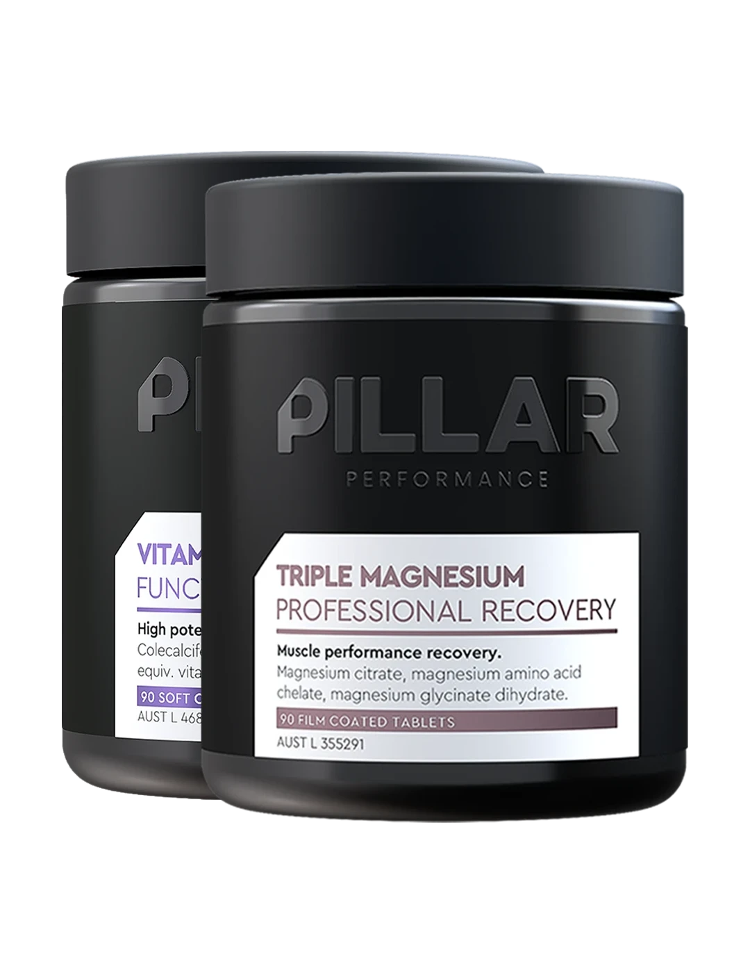 Pillar Performance Triple Magnesium Tablets + Free Vitamin D3