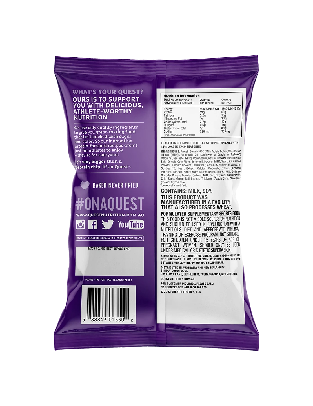 Quest Nutrition Tortilla Protein Chips