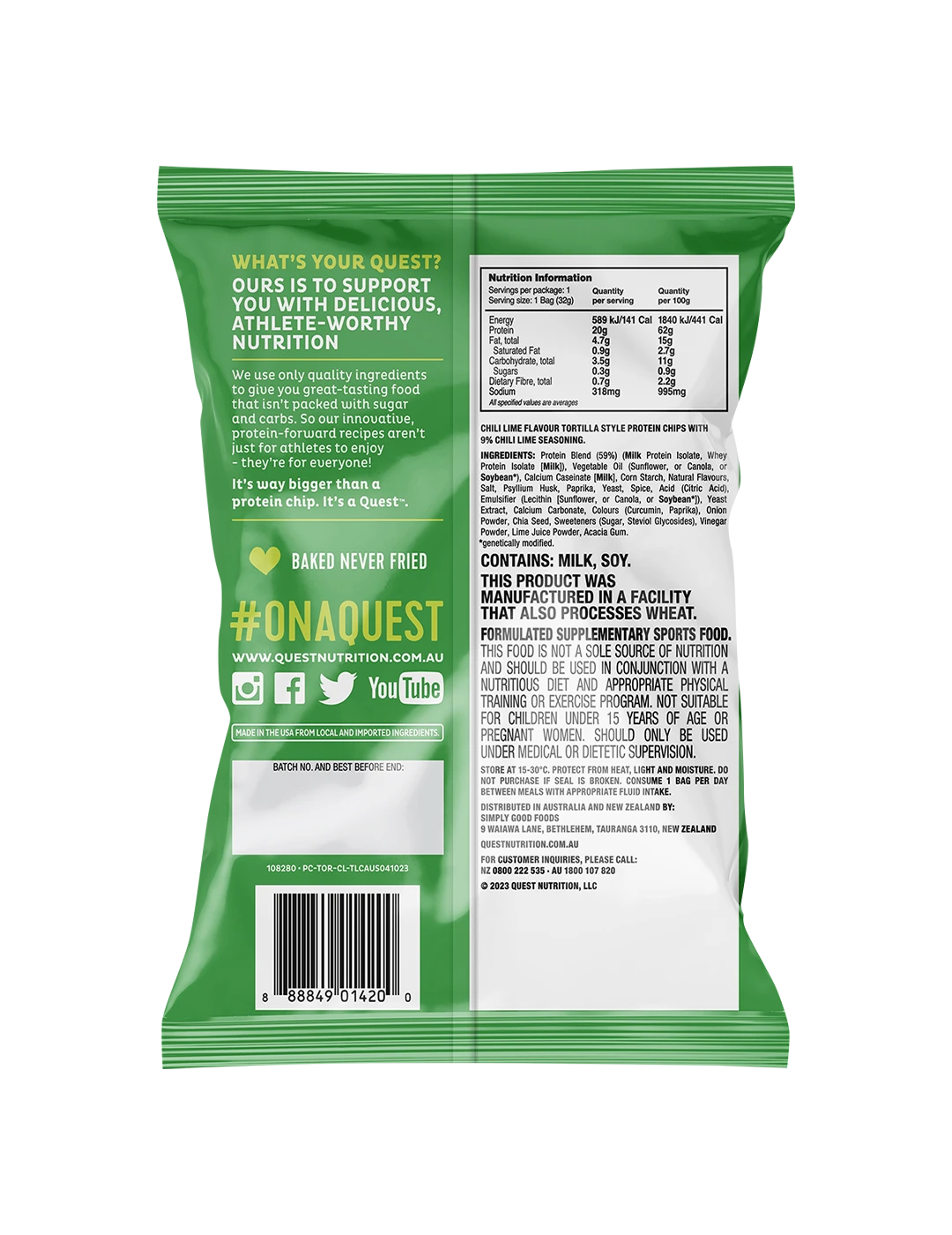 Quest Nutrition Tortilla Protein Chips