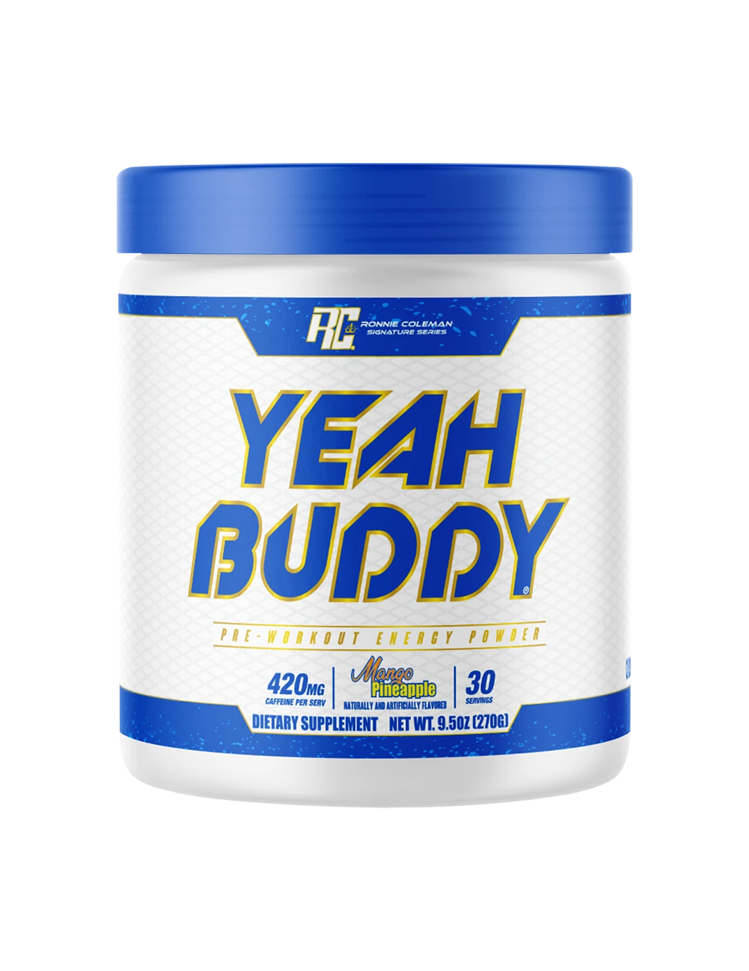 Ronnie Coleman Yeah Buddy Pre-Workout Mango Pineapple – Ronnie Coleman | ASN