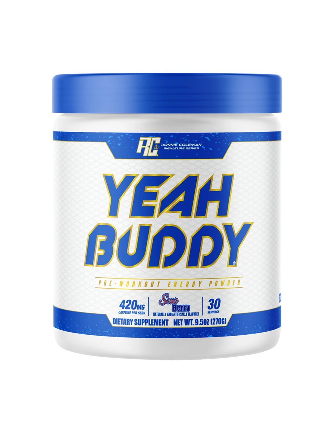 Ronnie Coleman Yeah Buddy Pre-Workout Sour Berry – Ronnie Coleman | ASN