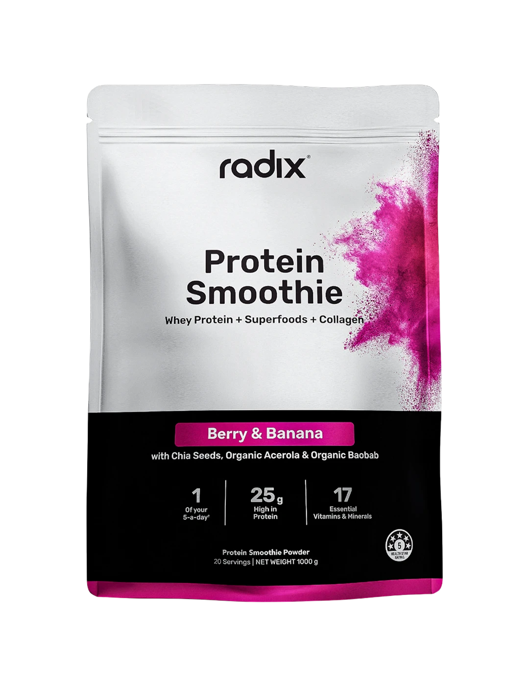Radix Nutrition Whey Protein Smoothies