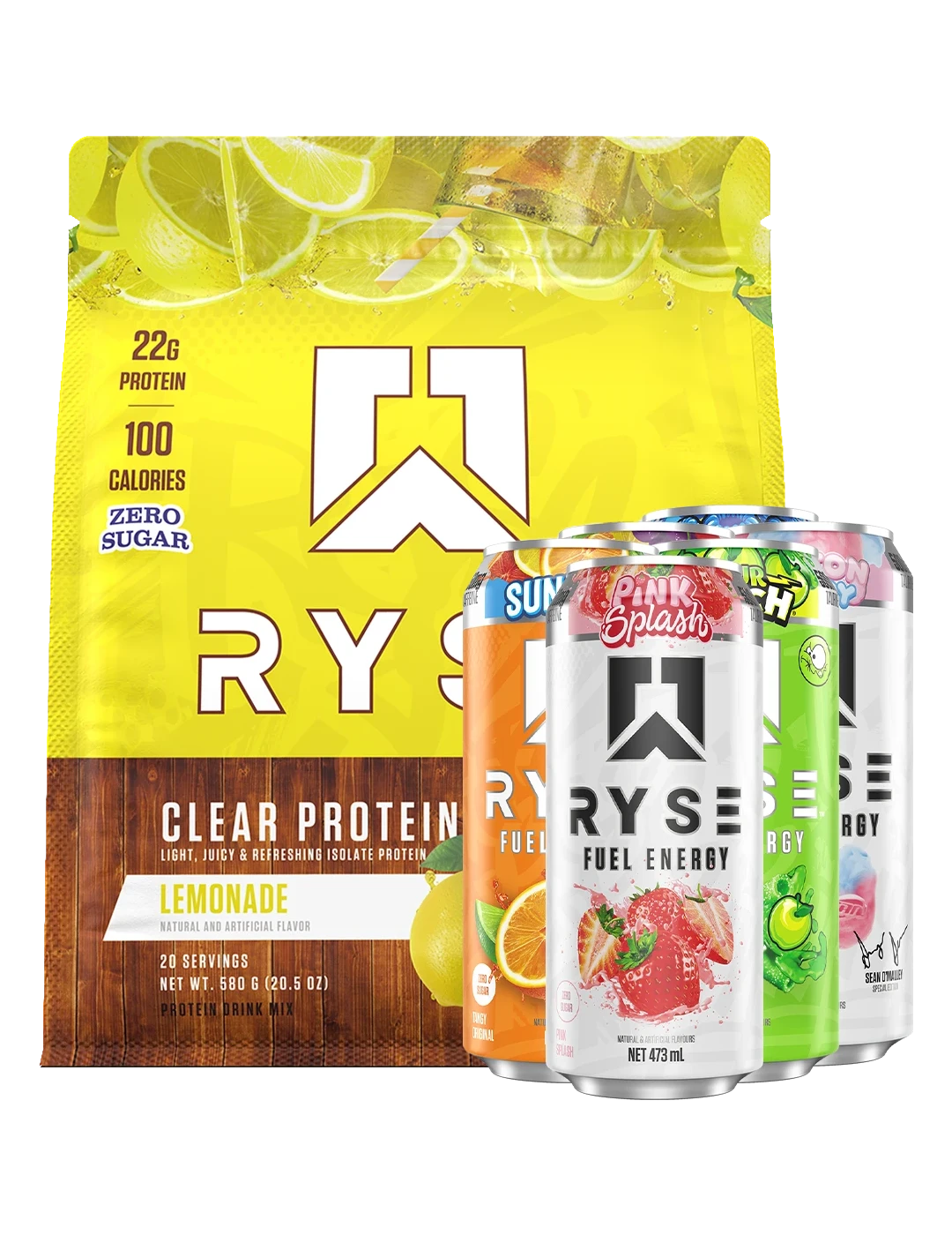 RYSE Clear Protein + Free RYSE Fuel Energy