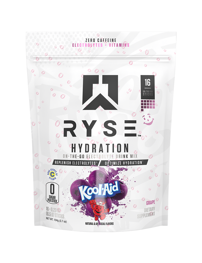 RYSE Hydration Sticks On-The-Go Electrolyte Drink