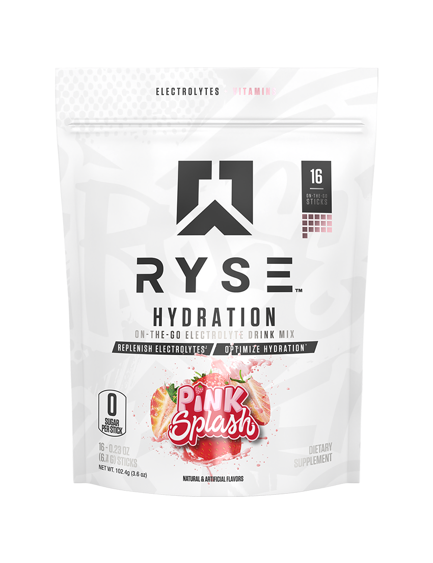 Ryse Core Hydration 16 Serve Pink Splash Front | ASN