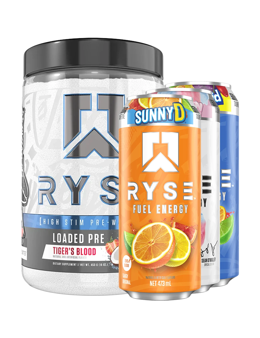 RYSE Loaded Pre-Workout + Free RYSE Fuel Energy