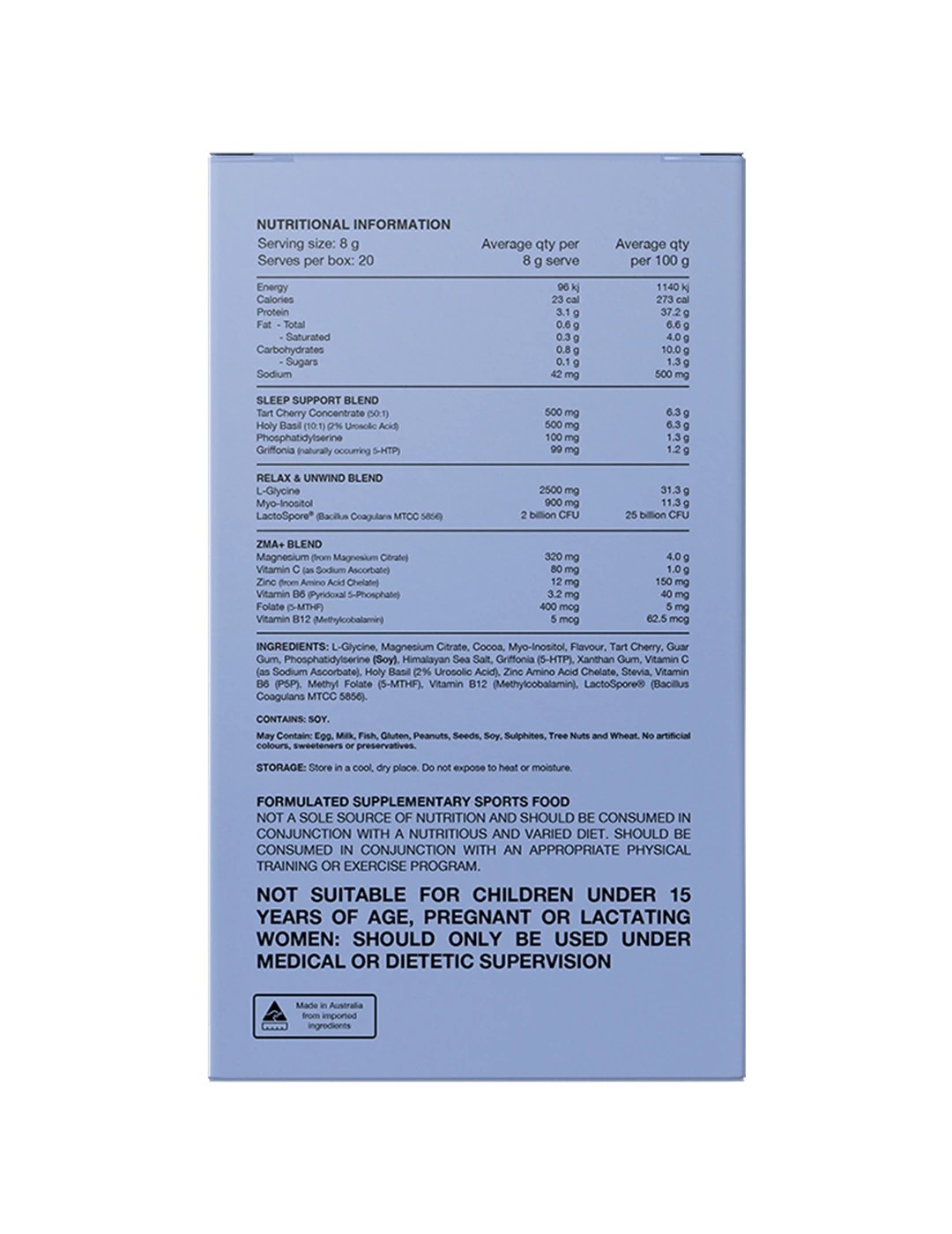 Switch Nutrition Sleep