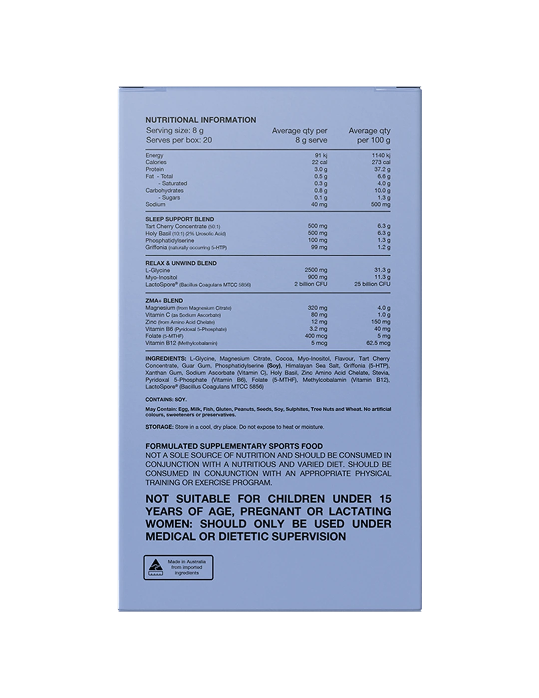 Switch Nutrition Sleep