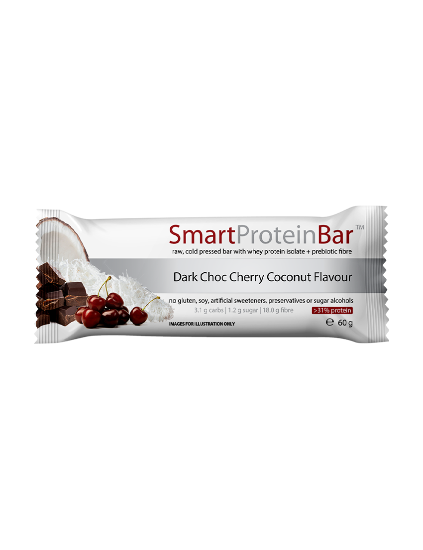 Smart Protein Bar 60g Dark Choc Cherry Coconut | ASN