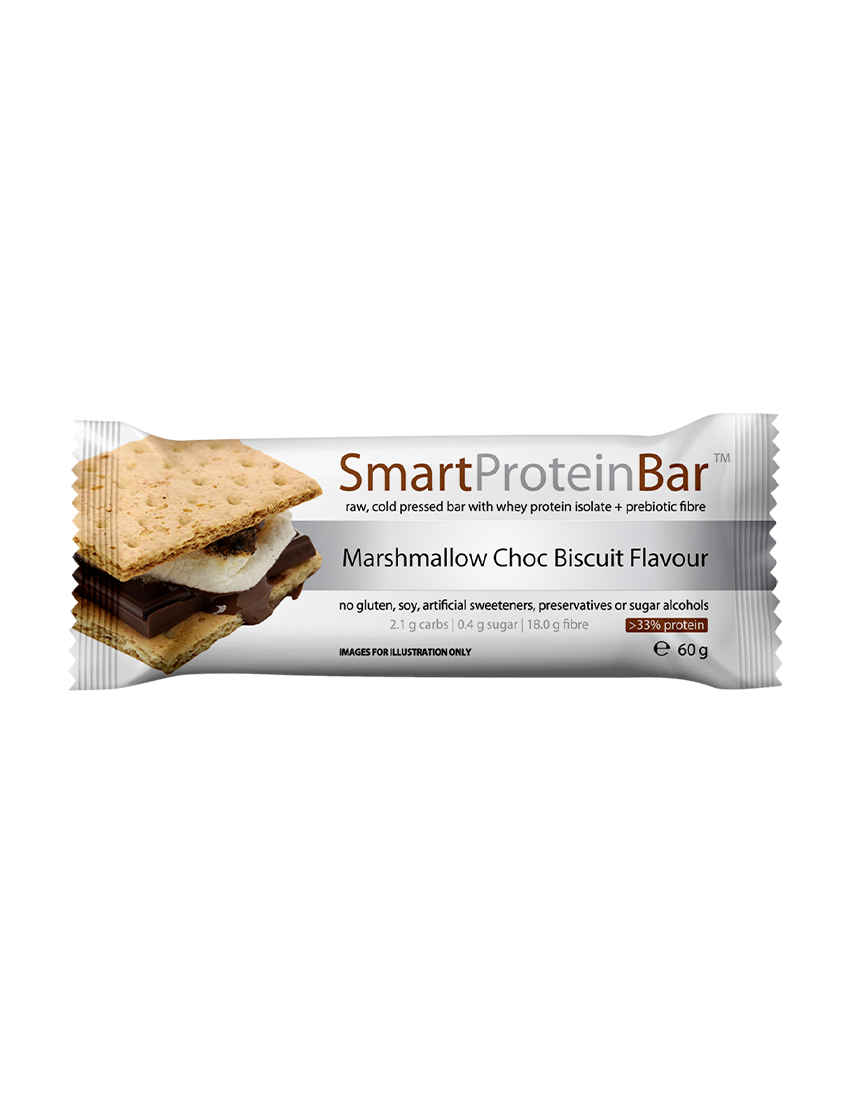 Smart Protein Bar 60g Marshmallow Choc Biscuit | ASN