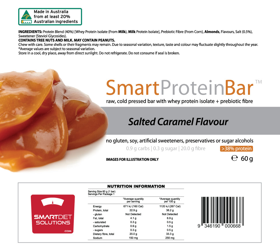 Smart Protein Bar Salted Caramel NIP | ASN