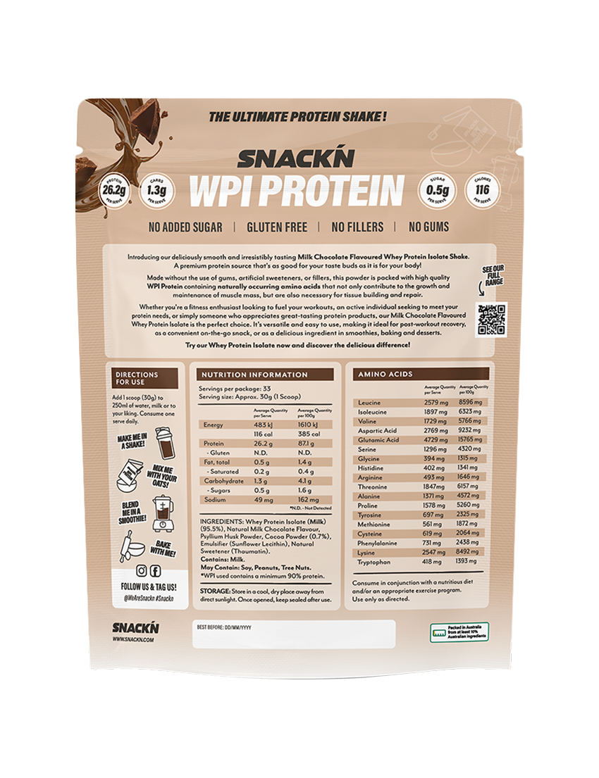 Snackn Whey Protein Isolate