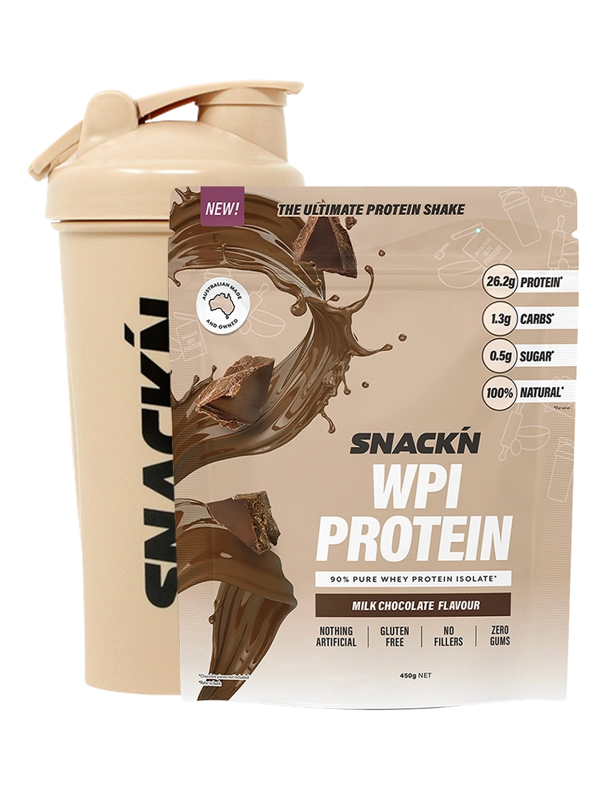 Snackn Whey Protein Isolate + Free Shaker