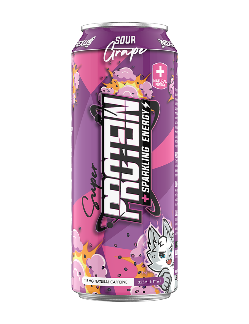 Super Protein Water Energy RTD Sour Grape Single | ASN