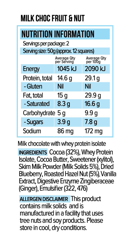 Vitawerx Protein Milk Chocolate Bar