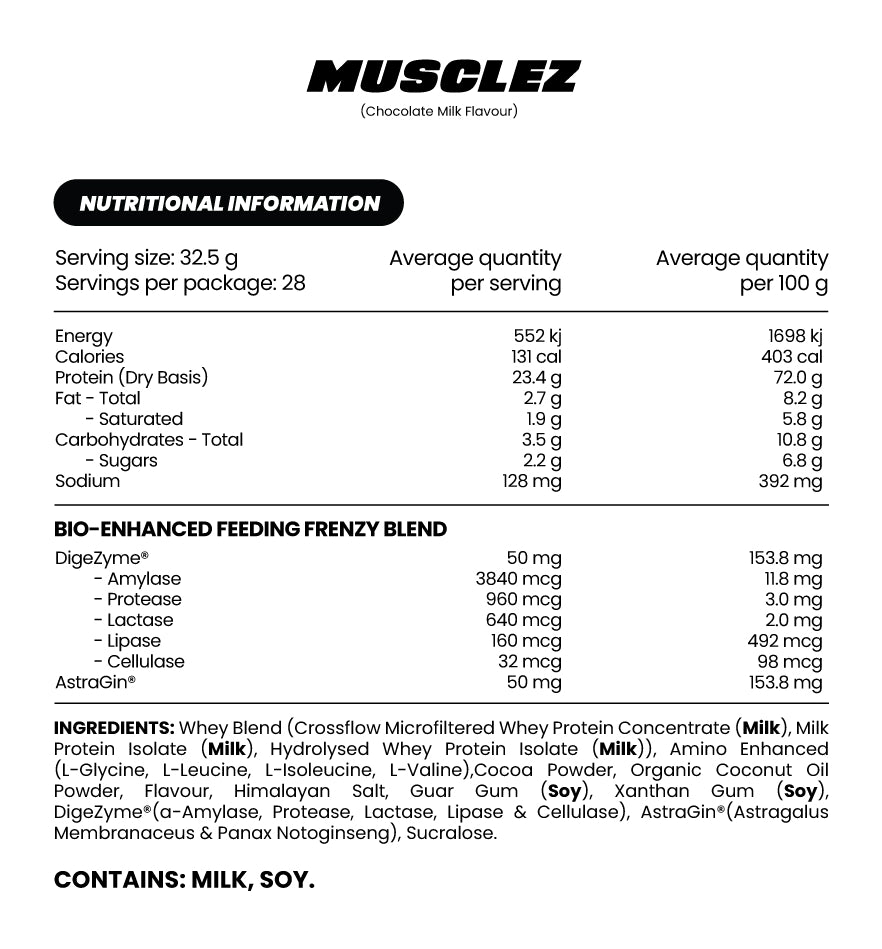 Zombie Labs MUSCLEZ Bio-Enhanced Whey Protein