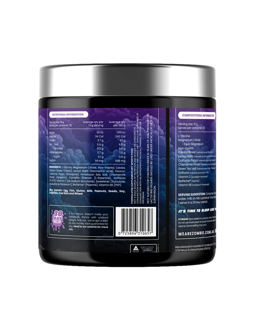 Zombie Labs BLACKOUTZ Sleep Formula + Free Ceramic Mug