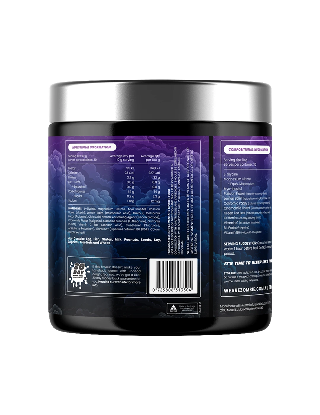 Zombie Labs BLACKOUTZ Sleep Formula + Free Ceramic Mug