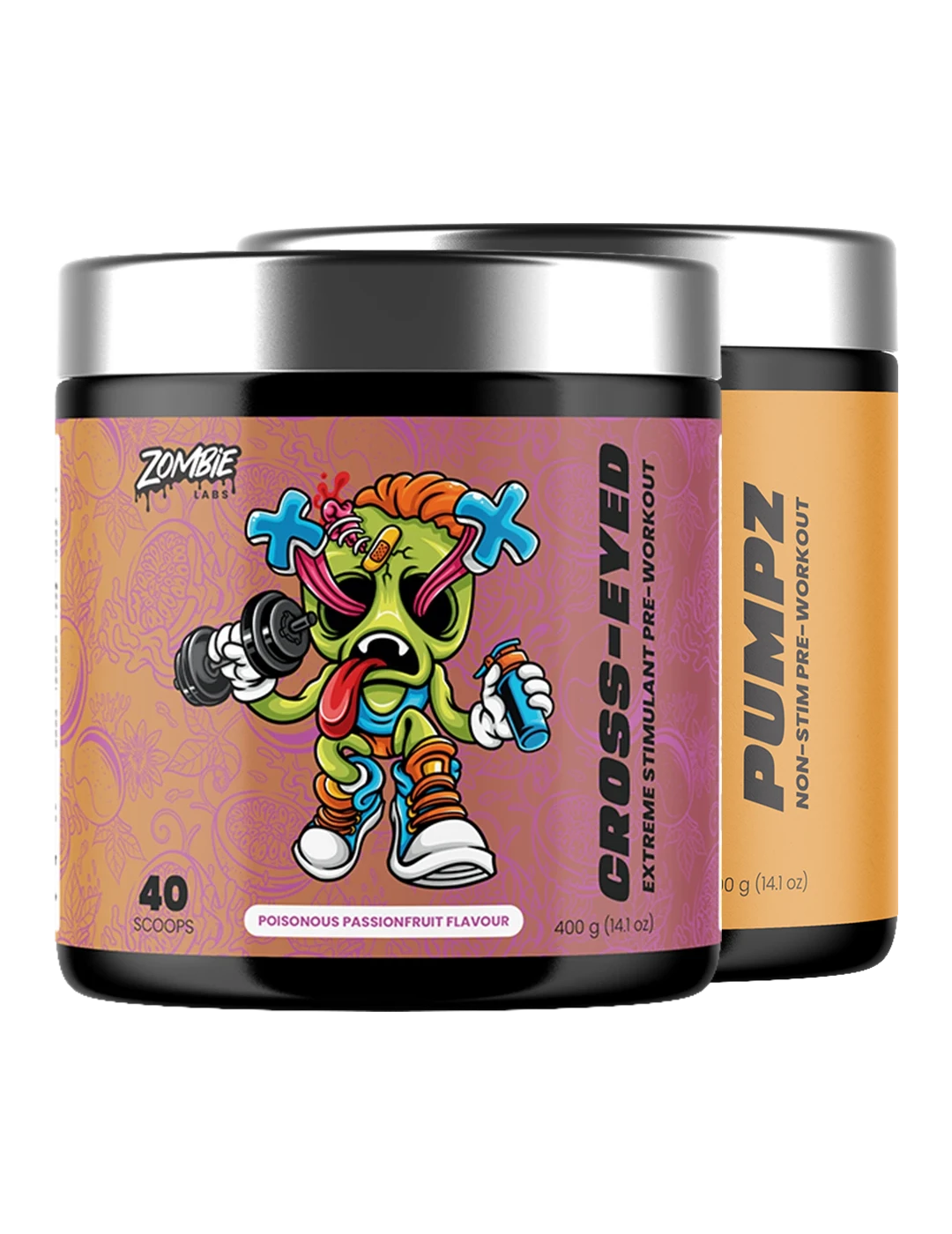 Zombie Labs CROSS-EYED + PUMPZ Ultimate Pre-Workout Stack