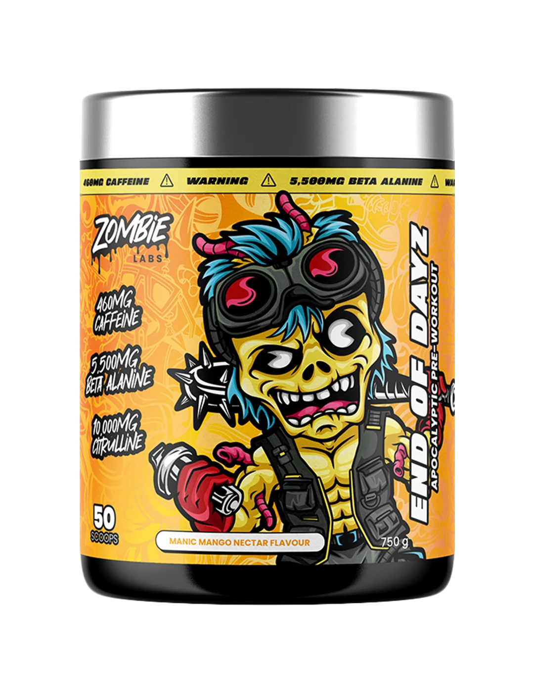 Zombie Labs END OF DAYZ Apocalyptic Pre-Workout + Free Creatine Manic Mango Nectar – Zombie Labs | ASN