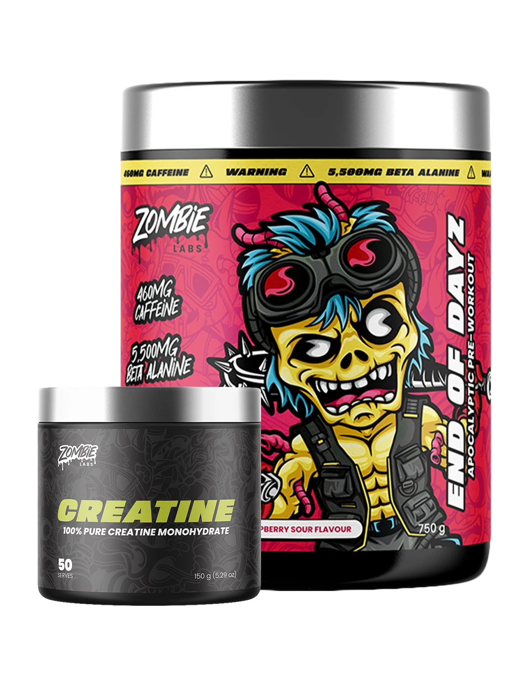 Zombie Labs END OF DAYZ Apocalyptic Pre-Workout + Free Creatine