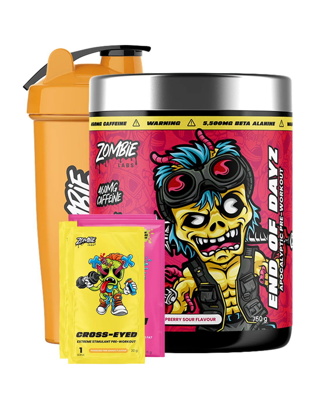 Zombie Labs END OF DAYZ Apocalyptic Pre-Workout + Free Loaded Shaker