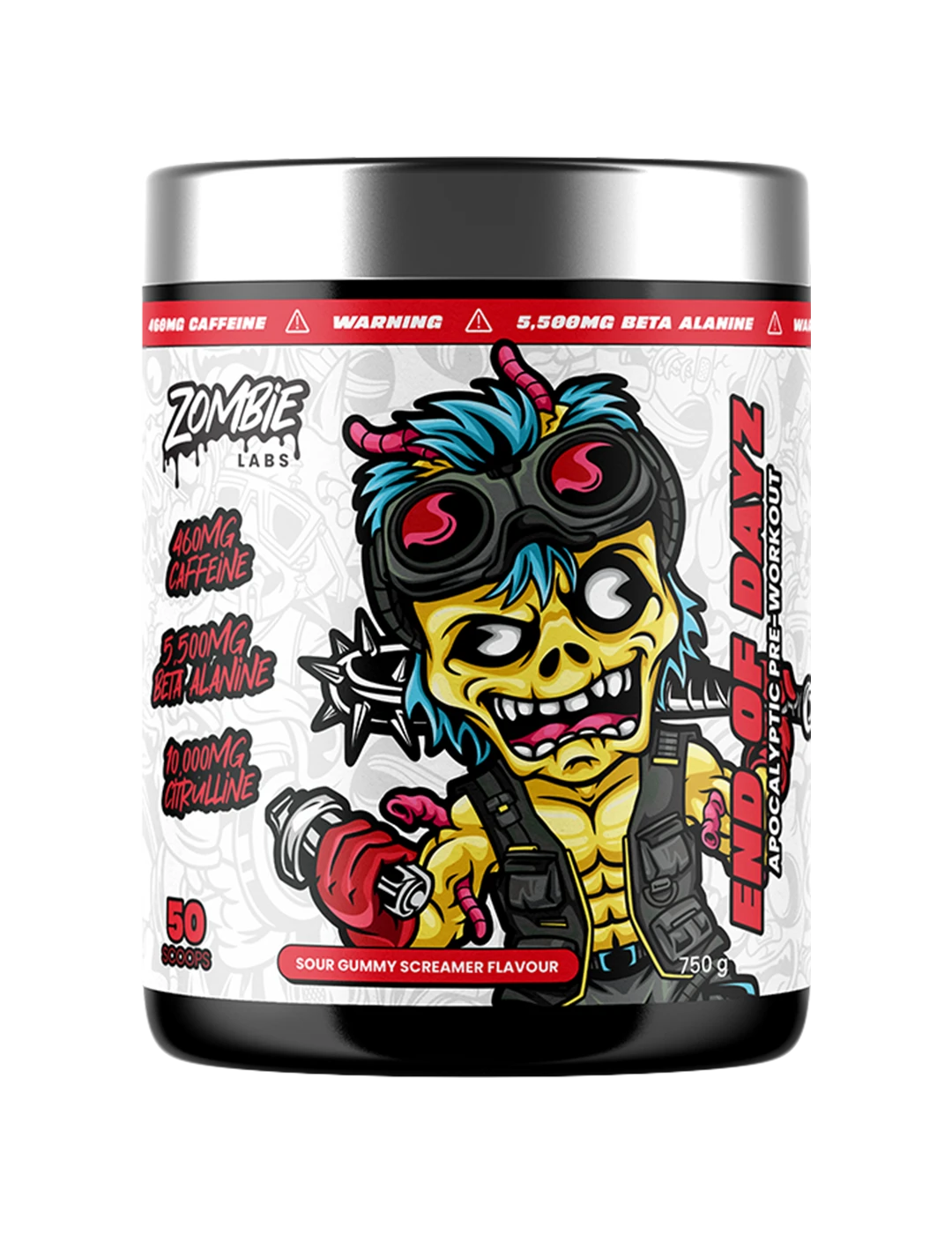 Zombie Labs END OF DAYZ Apocalyptic Pre-Workout + Free Creatine Sour Gummy Screamer – Zombie Labs | ASN