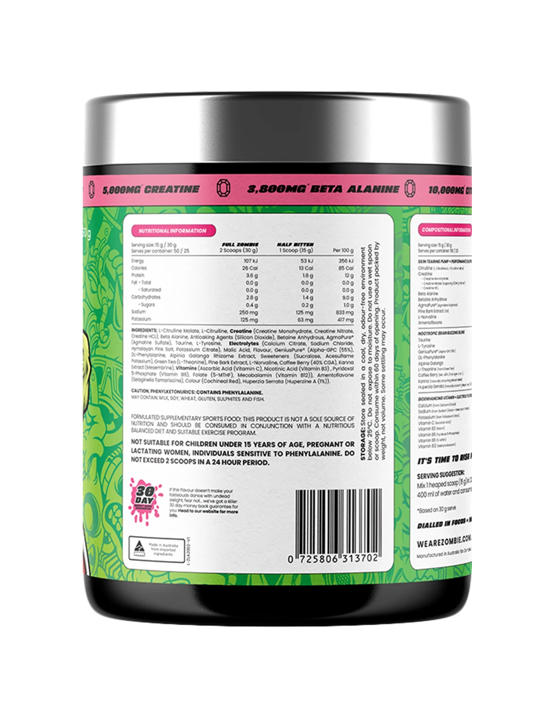 Zombie Labs KING OF PUMPZ Non-Stim Pre-Workout – Zombie Labs | ASN