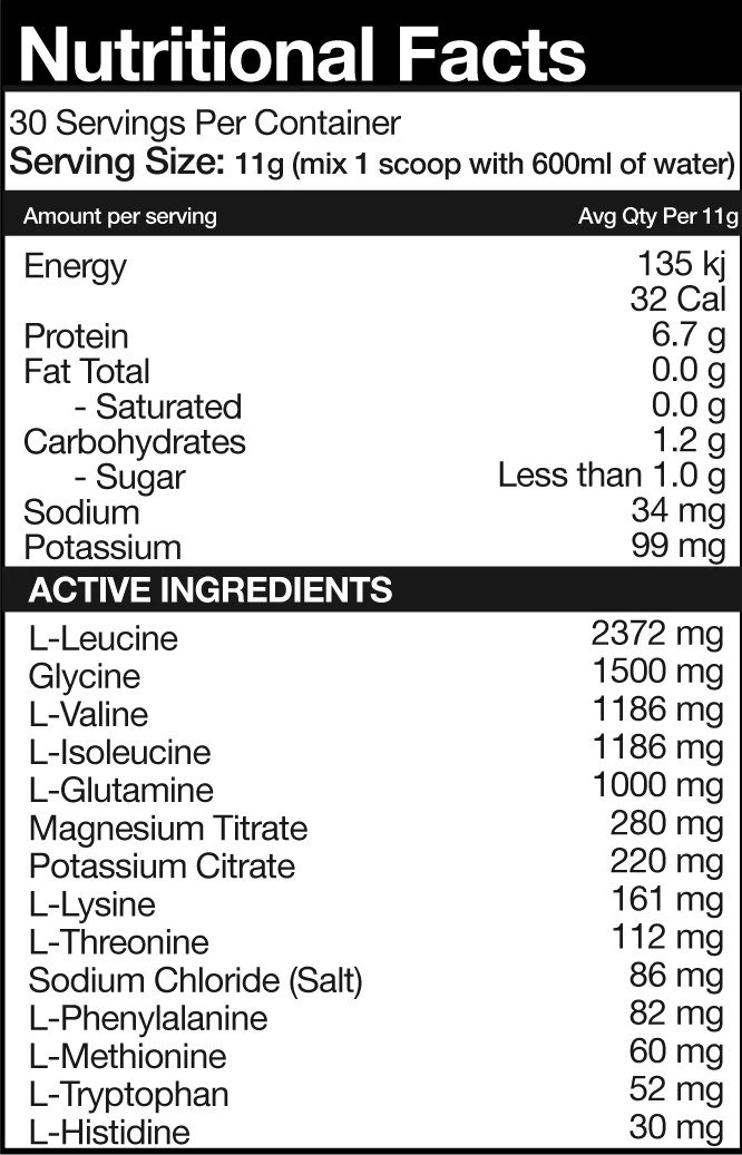 Nexus Essential AMMO EAA/BCAA + Electrolytes