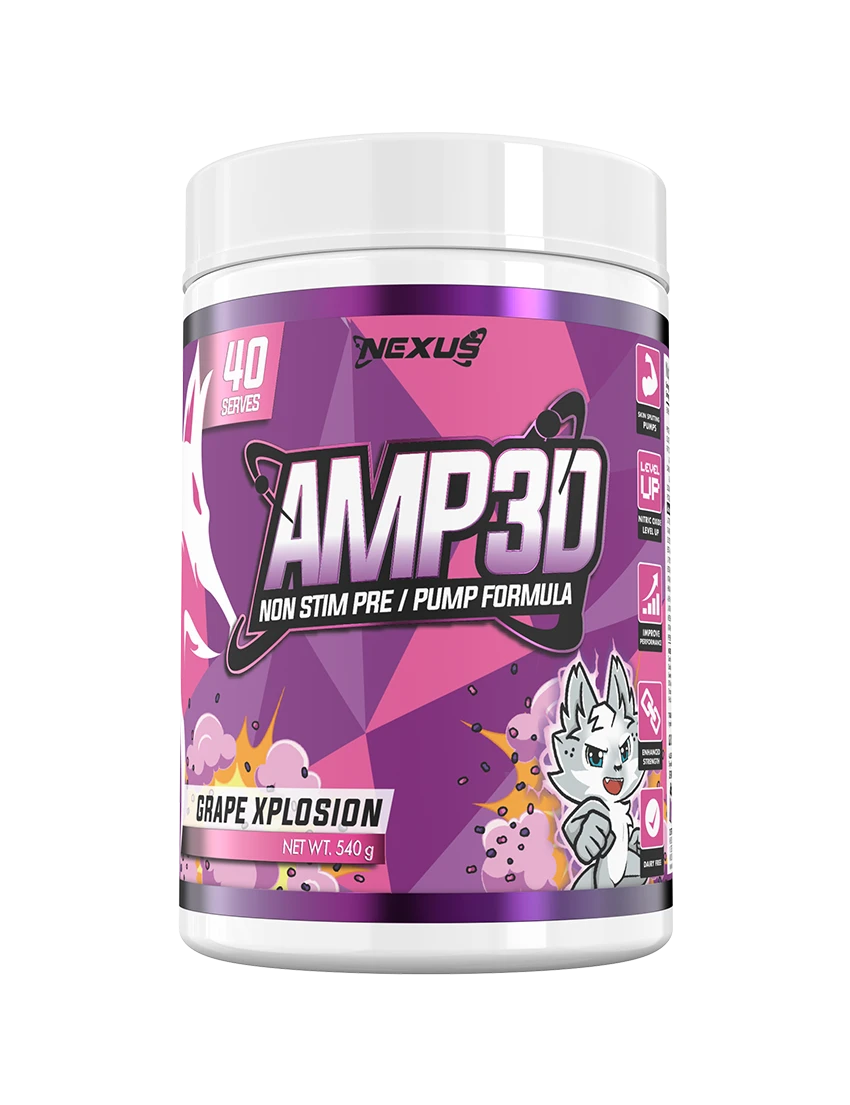 Nexus Sports Nutrition AMP3D Non-Stim Pre-Workout
