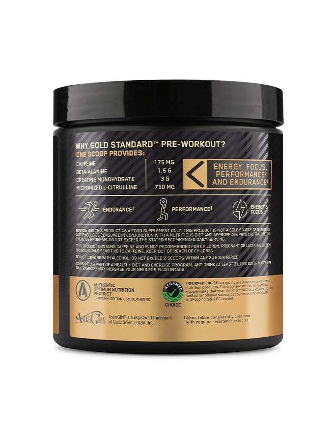 Gold Standard Pre-Workout + Free Amino Energy Cans | ASN Online