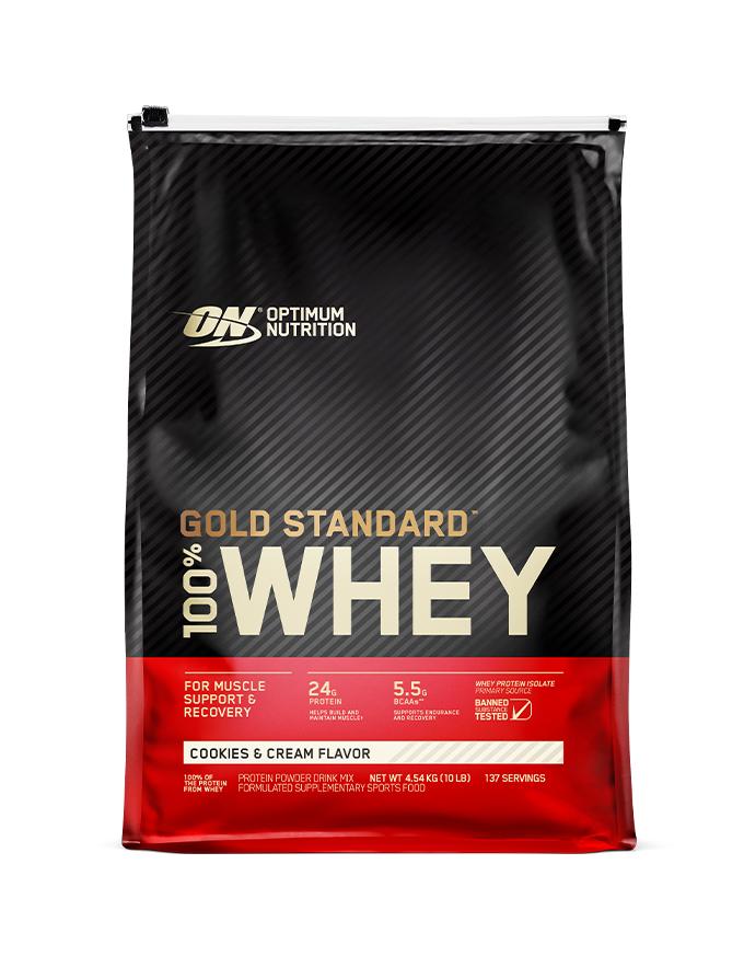 Optimum Nutrition Gold Standard 100% Whey - 10lb | ASN Online