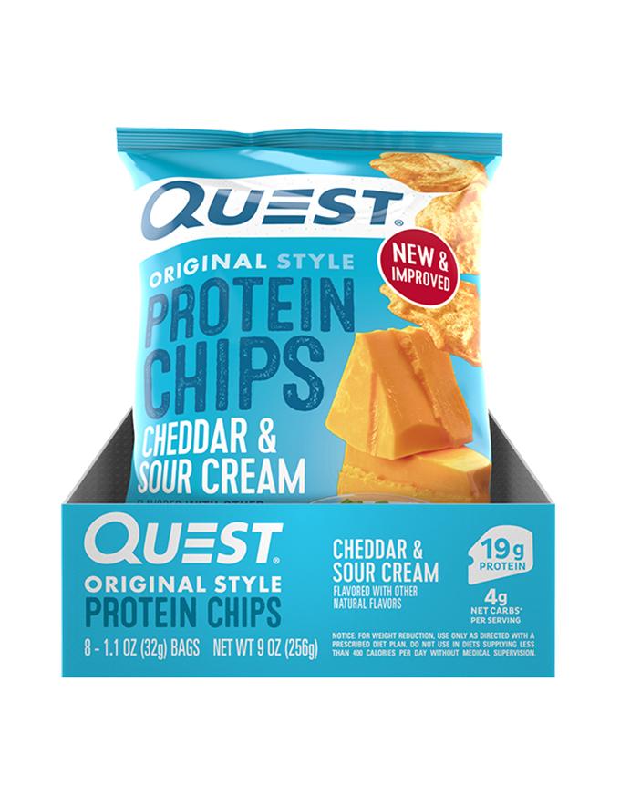 Quest Nutrition Protein Chips - Cheddar & Sour Cream | ASN Online