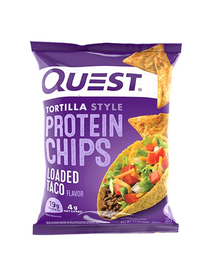 Quest Nutrition Tortilla Protein Chips - Loaded Taco | ASN Online